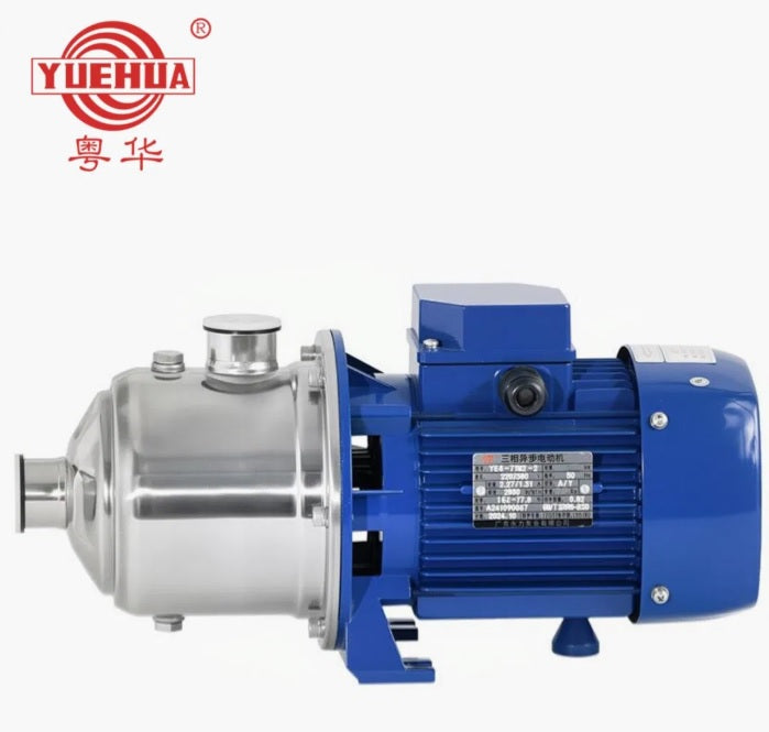 YUEHUA ELECTRIC POOL PRESSURE BOOSTING WATER MULTISTAGE DEWATERING PUMPS