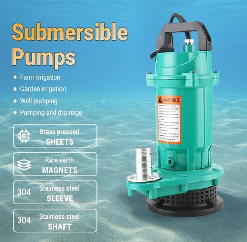 EMIKA AUTOMATIC SUBMERSIBLE WATER PUMP STAINLESS STEEL HEAD SEWAGE 220V