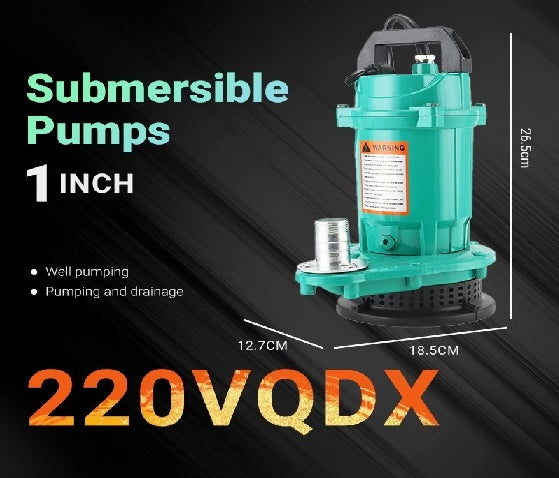 EMIKA AUTOMATIC SUBMERSIBLE WATER PUMP STAINLESS STEEL HEAD SEWAGE 220V